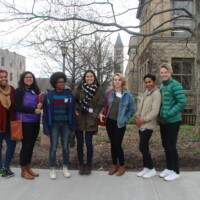 Weekend attendees with Sue and Cait